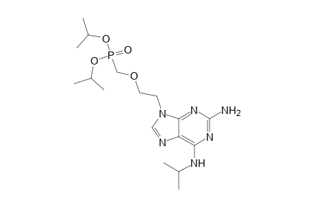 Diisopropyl{2-[2-amino-6-(isopropylamino)-9H-purine-9-yl]ethoxy}methyl-phosphonate
