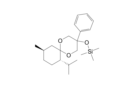 (3S,7S,10R)-10-Methyl-7-(1-methylethyl)-3-phenyl-3-(trimethylsiloxy)-1,5-dioxaspiro[5.5]undecane