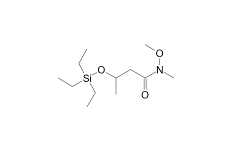 N-Methoxy-N-methyl-3-((triethylsilyl)oxy)butanamide