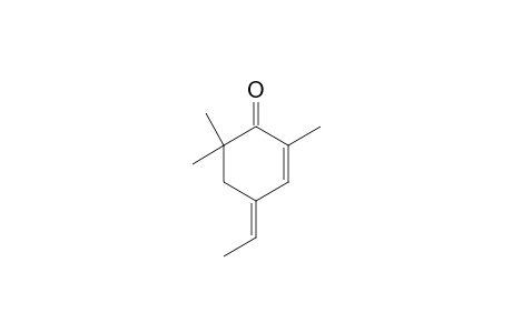 (4E)-4-ethylidene-2,6,6-trimethylcyclohex-2-en-1-one