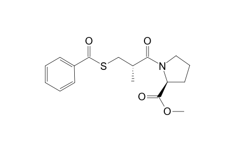S-benzoylcaptopril methyl ester