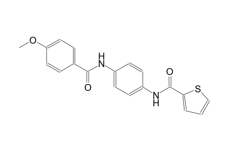 2-thiophenecarboxamide, N-[4-[(4-methoxybenzoyl)amino]phenyl]-