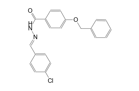 benzoic acid, 4-(phenylmethoxy)-, 2-[(E)-(4-chlorophenyl)methylidene]hydrazide