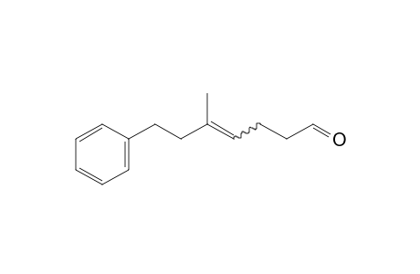 5-Methyl-7-phenylhept-4-enal