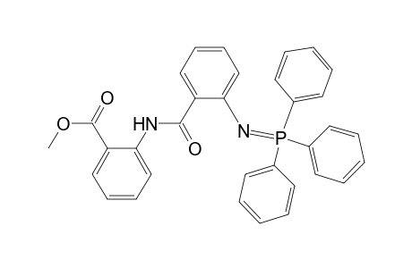 Benzoic acid, 2-[[2-[(triphenylphosphoranylidene)amino]benzoyl]amino]-, methyl ester