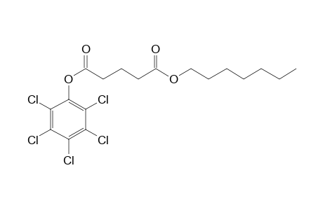 Glutaric acid, heptyl pentachlorophenyl ester