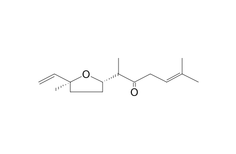 5-Hepten-3-one, 2-(5-ethenyltetrahydro-5-methyl-2-furanyl)-6-methyl-, [2S-[2.alpha.(R*),5.alpha.]]-