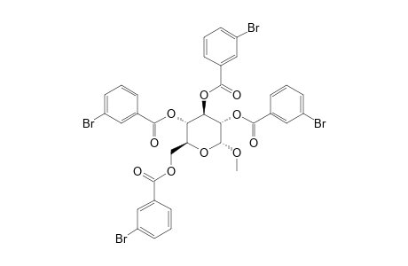 2,3,4,6-TETRA-O-(3-BROMO)-BENZOYL-METHYL-ALPHA-D-GLUCOPYRANOSIDE