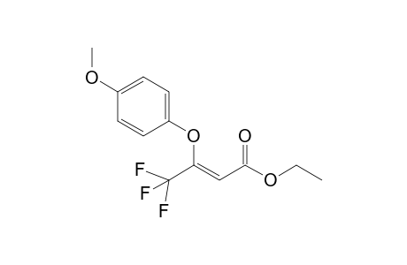 (Z)-ethyl 4,4,4-trifluoro-3-(4-methoxyphenoxy)but-2-enoate