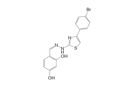 2-(2,4-Dihydroxybenzylidine)hydrazinyl-4-(4-bromophenyl)-thiazole