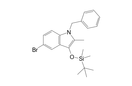 1-Benzyl-5-bromo-3-(tert-butyldimethylsiloxy)-2-methyl-1H-indole