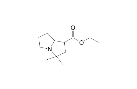 1H-Pyrrolizine-1-carboxylic acid, hexahydro-3,3-dimethyl-, ethyl ester