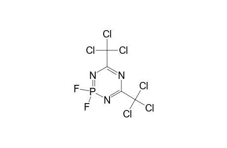 1,3,5,2-Triazaphosphorine, 2,2-difluoro-2,2-dihydro-4,6-bis(trichloromethyl)-