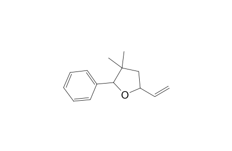 3,3-Dimethyl-2-phenyl-5-vinyltetrahydrofuran