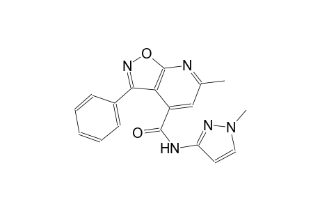 isoxazolo[5,4-b]pyridine-4-carboxamide, 6-methyl-N-(1-methyl-1H-pyrazol-3-yl)-3-phenyl-