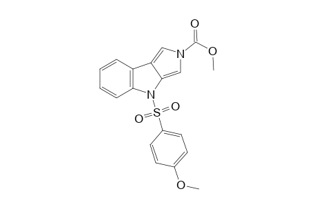 Pyrrolo[3,4-b]indole-2(4H)-carboxylic acid, 4-[(4-methoxyphenyl)sulfonyl]-, methyl ester