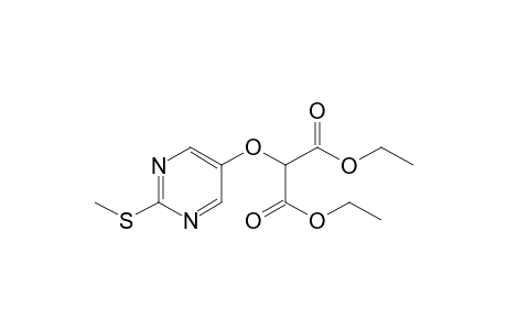 Propanedioic acid, 2-[[2-(methylthio)-5-pyrimidinyl]oxy]-, diethyl ester