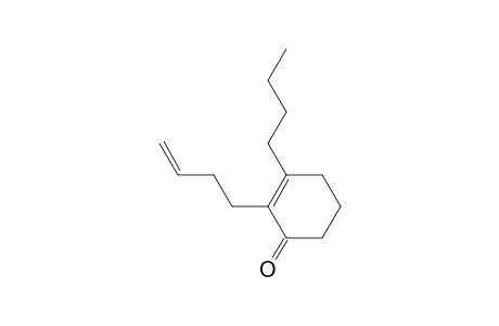 2-Cyclohexen-1-one, 2-(3-butenyl)-3-butyl-