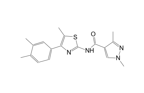 N-[4-(3,4-dimethylphenyl)-5-methyl-1,3-thiazol-2-yl]-1,3-dimethyl-1H-pyrazole-4-carboxamide