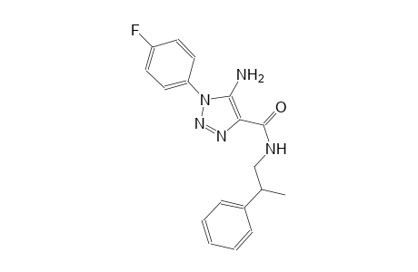 1H-1,2,3-triazole-4-carboxamide, 5-amino-1-(4-fluorophenyl)-N-(2-phenylpropyl)-