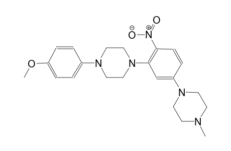 piperazine, 1-[3-[4-(4-methoxyphenyl)-1-piperazinyl]-4-nitrophenyl]-4-methyl-