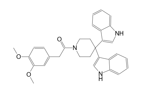 1H-indole, 3-[1-[(3,4-dimethoxyphenyl)acetyl]-4-(1H-indol-3-yl)-4-piperidinyl]-