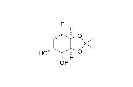 (3aS,4R,5R,7aS)-7-Fluoro-2,2-dimethyl-3a,4,5,7a-tetrahydro-1,3-benzodioxole-4,5-diol