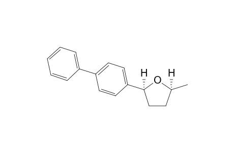 (cis)-2-(p-Biphenyl-4'-yl)-5-methyltetrahydrofuran