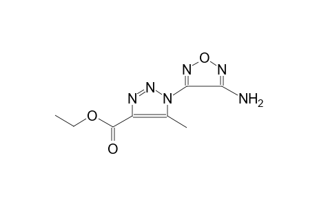 ethyl 1-(4-amino-1,2,5-oxadiazol-3-yl)-5-methyl-1H-1,2,3-triazole-4-carboxylate