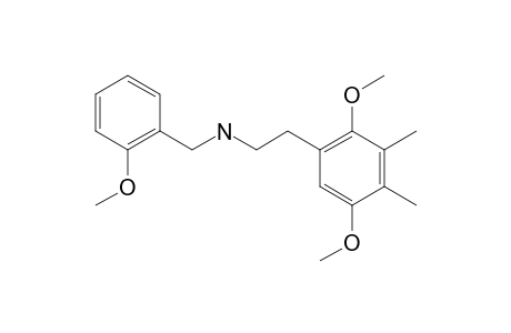 2-(2,5-DIMETHOXY-3,4-DIMETHYLPHENYL)-N-(2-METHOXYBENZYL)-ETHANAMINE;25G-NBOME