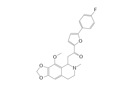 1-[5-(4-fluorophenyl)-2-furyl]-2-(4-methoxy-6-methyl-5,6,7,8-tetrahydro[1,3]dioxolo[4,5-g]isoquinolin-5-yl)ethanone