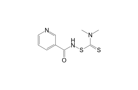 N-(3-Pyridylcarbonyl)dimethylamino(thioxo)methanesulfenamide