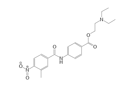 2-(diethylamino)ethyl 4-[(3-methyl-4-nitrobenzoyl)amino]benzoate