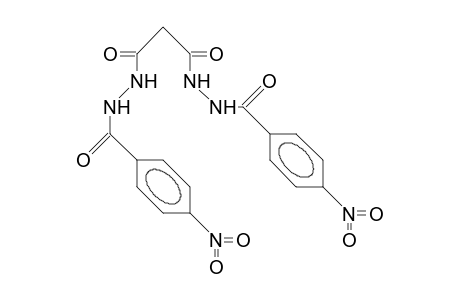 N,N'-Bis(4-nitro-benzoyl)-malonic acid, dihydrazide