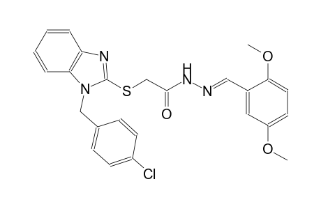 acetic acid, [[1-[(4-chlorophenyl)methyl]-1H-benzimidazol-2-yl]thio]-, 2-[(E)-(2,5-dimethoxyphenyl)methylidene]hydrazide