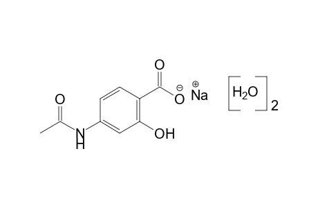4-acetamidosalicylic acid, monosodium salt, dihydrate