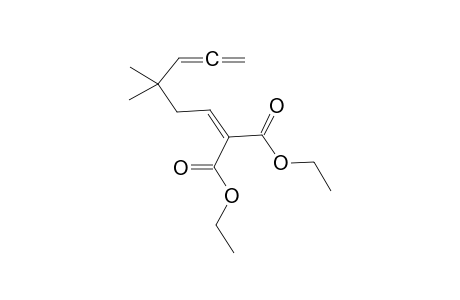 (3,3-Dimethyl-4,5-hexadienylidene)propanedioic acid diethyl ester