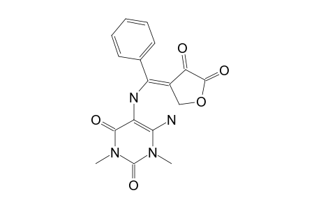 4-[1-[N-(6-AMINO-3,5-DIMETHYLURACIL)-AMINO]-BENZAL]-2,3(5H)-FURANDIONE