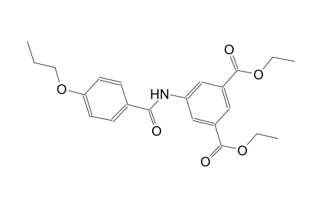 diethyl 5-[(4-propoxybenzoyl)amino]isophthalate