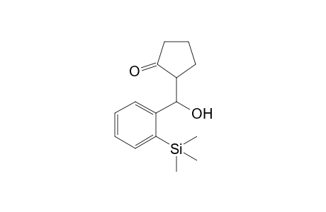 2-Hydroxy(2-trimethylsilylphenyl)methyl-1-cyclopentanone