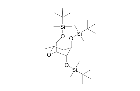 3,4,6-Tri(tert-butyldimethylsilyloxy)-1,2-Dioxy-.alpha.,D-gluco-pyranose isomer