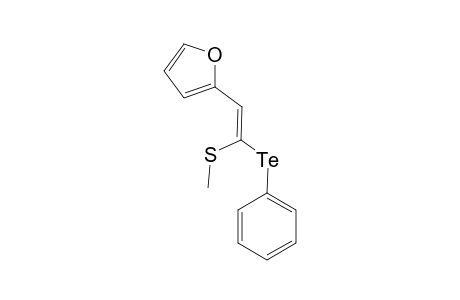 (E)-2-(2-Furyl)-1-methylsulfanyl-1-phenyltellanyl-1-ethene