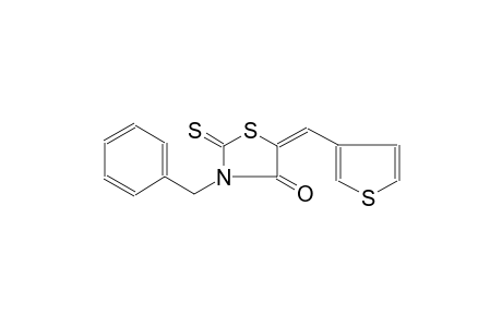(5E)-3-benzyl-5-(3-thienylmethylene)-2-thioxo-1,3-thiazolidin-4-one