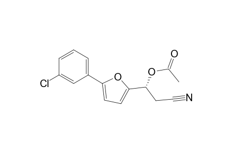 R-3-[5-(3-Chlorophenyl)furan-2-yl]-3-acetoxypropanenitrile