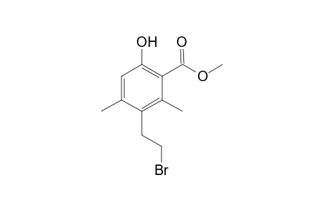Methyl 4-(2-bromoethyl)-1-hydroxy-3,5-dimethyl-2-benzoate