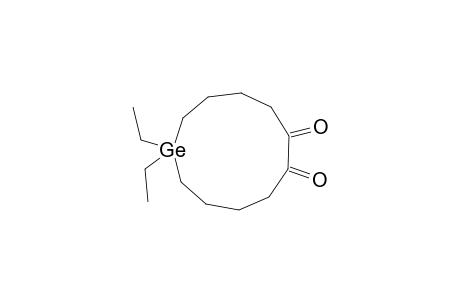 Germacycloundecane-6,7-dione, 1,1-diethyl-