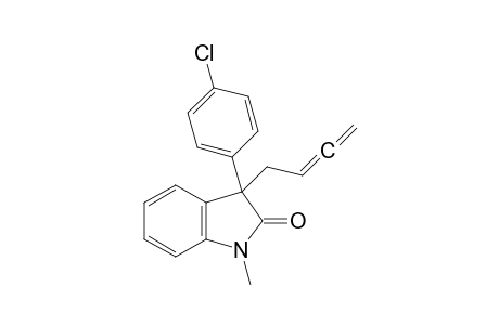 3-buta-2,3-dienyl-3-(4-chlorophenyl)-1-methyl-indolin-2-one