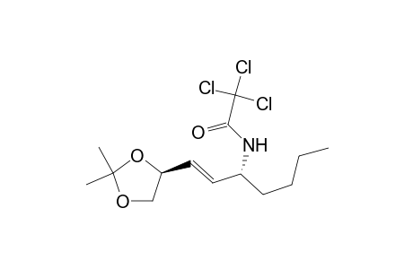 N-[(E)-(3R,4'S)-1-(2,2-Dimethyl-1,3-dioxolane-4-yl)hept-1-en-3-yl]-2,2,2-trichloroacetimidate