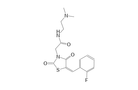 3-thiazolidineacetamide, N-[2-(dimethylamino)ethyl]-5-[(2-fluorophenyl)methylene]-2,4-dioxo-, (5E)-