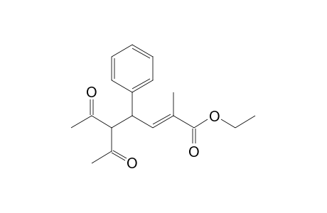 Ethyl (2E)-5-Acetyl-2-methyl-6-oxo-4-phenylhept-2-enoate